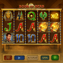 Aphrodite Casino - Book of Dead Slot Game - Play'n GO